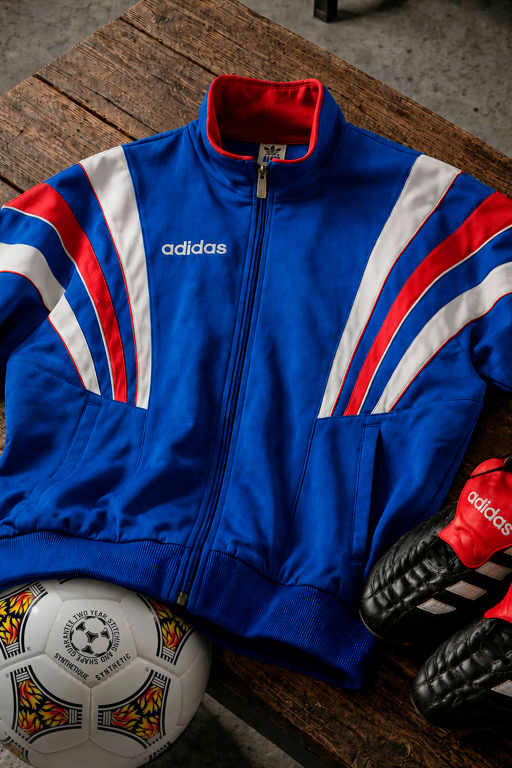 Chamarra de Entrenamiento Adidas Vintage Descente 1996 | Talla S~M