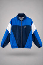 Chamarra rompevientos trackjacket Nike grey tag 1990 - 1995 | Talla M