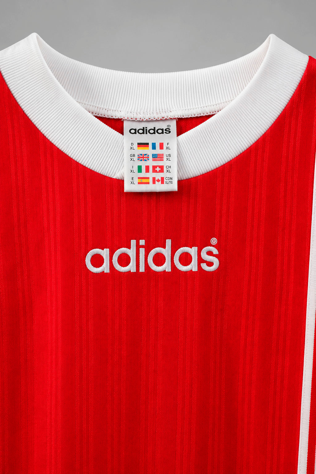 Adidas Asymmetrical 3-Stripes Football Shirt 1994-1996 | Talla XL